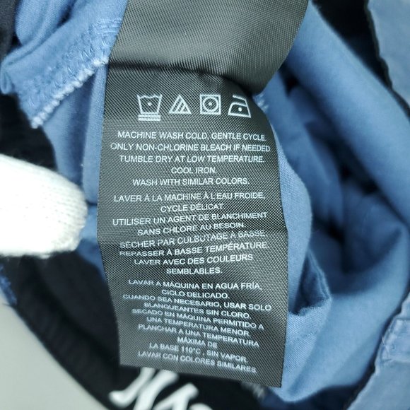 Hurley Chino Shorts Men 30x9 Blue Flat Front Casual Golf - Picture 5 of 6